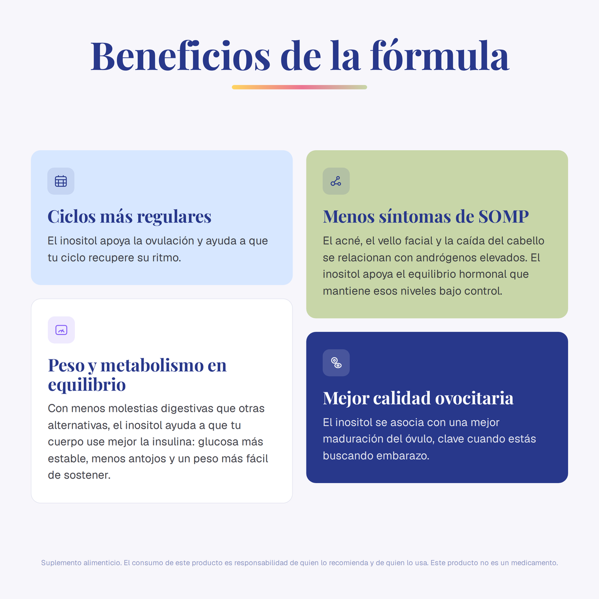 Kit 3 meses | Soporte hormonal para SOMP en bolsa