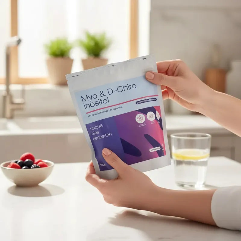 Momqer I Myo & D-chiro Inositol 40:1 Suplemento Alimenticio Sin Sabor