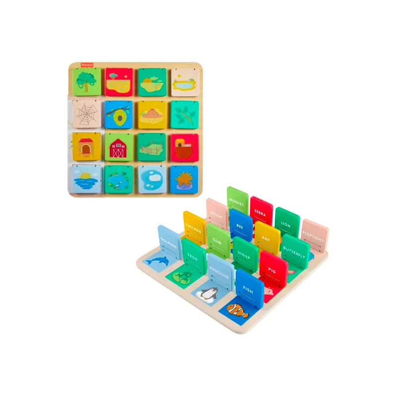 Juguete Educativo Fisher-price Tablero De Madera Montessori