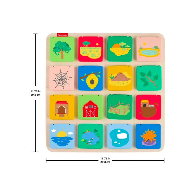 Juguete Educativo Fisher-price Tablero De Madera Montessori